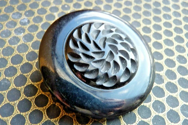 Ancien Gros Bouton En Galalithe Art Déco