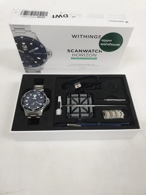 Withings ScanWatch - Orologio Ibrido Con ECG E Ossimetro Integrato, Monitoraggio Sonno E Attivit&agrave; 30 Giorni