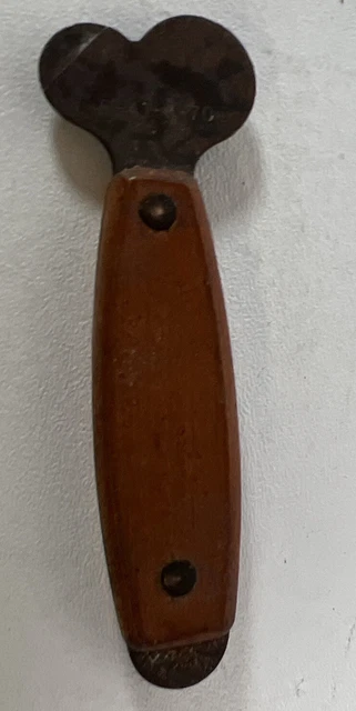 Dzus Snoopy Key R-41-K-70 Vintage Wooden Handle Wwii Pilot Aviation Tool Cowl.