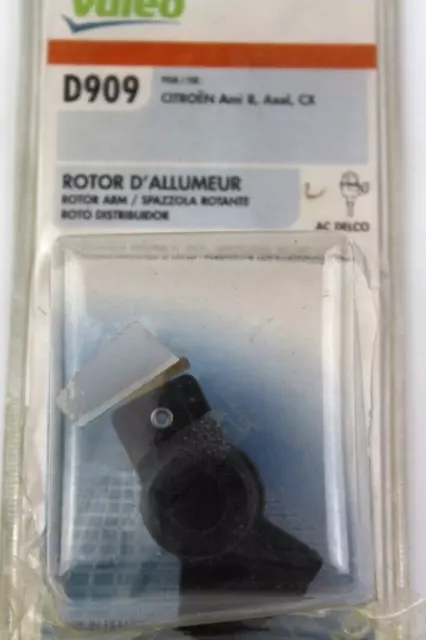 Doigt d'allumeur Rotor Valeo D909 pour Citroen Ami Axel CX GS Visa Peugeot 104.. 2