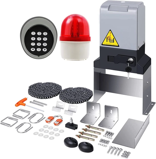AUTOMATIC SLIDING GATE Opener Kit Electric Rolling Driveway Slide Gate