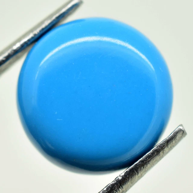 2.35 Cts Natural Arizona Morenci Blue Turquoise Cabochon Certified Gemstone
