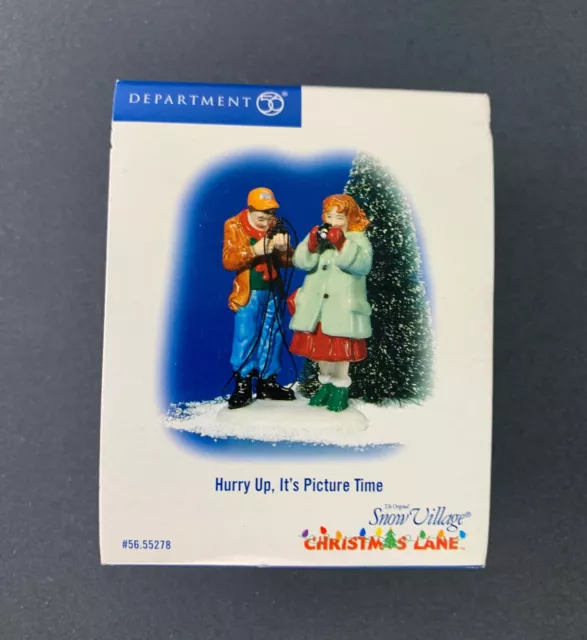 Dept 56 Hurry Up It's Picture Time  Snow Village #5655278