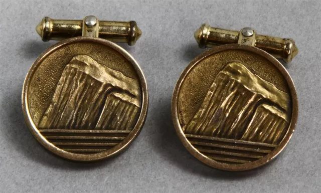 Vintage 1950's PRUDENTIAL INSURANCE 10 Year POG Old Guard Award CUFF LINKS