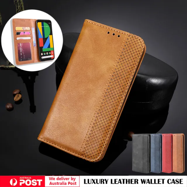 For Motorola Moto G9 Plus Play G8 Power Lite E6S Case Leather Wallet Flip Cover