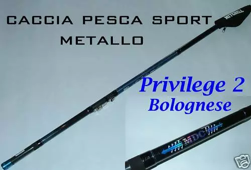 PRIVILEGE 2 Bolognese MITCHELL 6,00 mt - bolo power MDC canna pesca carbonio