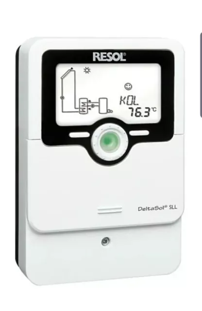 Resol differential temperature controller DeltaSol SLL incl. 3 sensors New