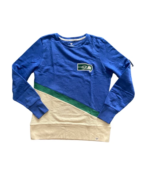 Seattle Seahawks NFL Sweatshirt (Size M) Women's Retro Logo Sweat - New