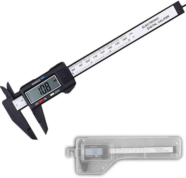 Yakamoz 6inch/ 150mm LCD Digital Caliper Electronic Vernier Micrometer A