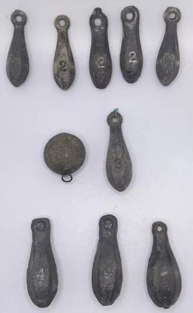Vintage Lead Fishing Sinkers FOR SALE! - PicClick