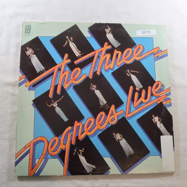 The Three Degrees Live LP Vinyl Record Album