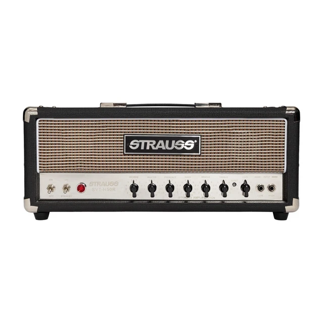 Strauss SVT-H50R 50 Watt Valve Amplifier Head with Reverb (Black). Brand New