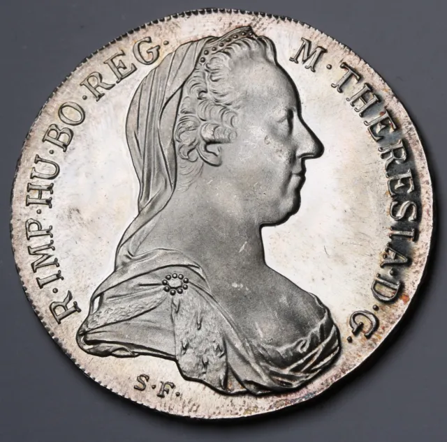 1780 Austria Silver  Thaler - Maria Theresia - Prooflike Restrike - GEM