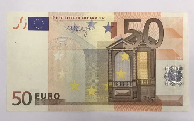 Banconote Da 50 Euro Fuori Uso Da Aprile BANCONOTA 50 EURO RARA NUMERI A Coppia J083 draghi Fuori Corso Legale