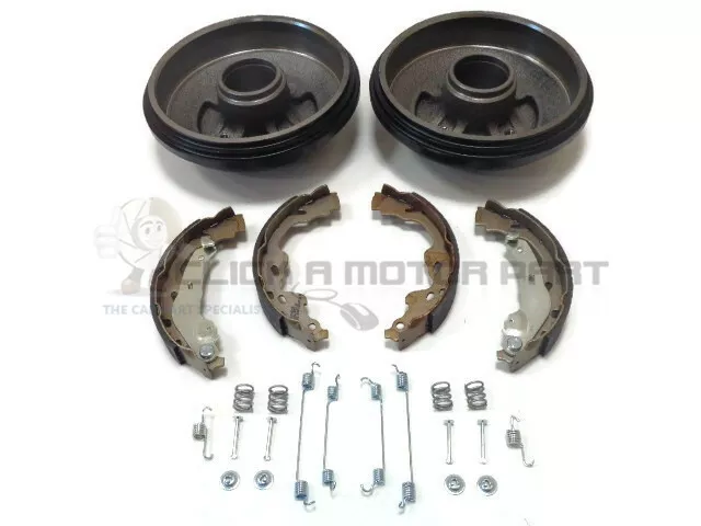 REAR BRAKE DRUMS SHOES + FITTING KIT FOR SUZUKI SWIFT 05-11 1.3, 1.3 DDiS, 1.5