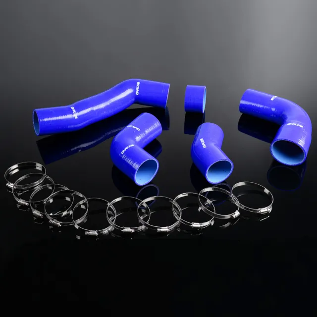 Fit For Supra JZA80 2JZ 93-2002 Intercooler Turbo Silicone Hose Kit & Clamps