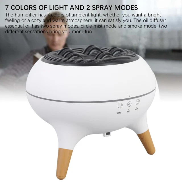Humidificateur 4L Avec Affichage Numérique Et Aromathérapie - Silencieux, Brume épaisse, Pour Chambre, Bureau, Maison