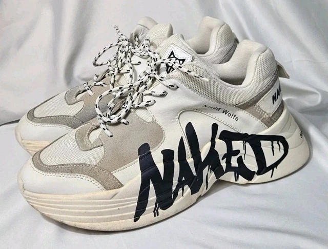 Naked Wolfe Men’s Sneakers “Slide”– Black/White – Size 10US (EU 43 / UK 9) Naked wolfe slides - Gem main image 2