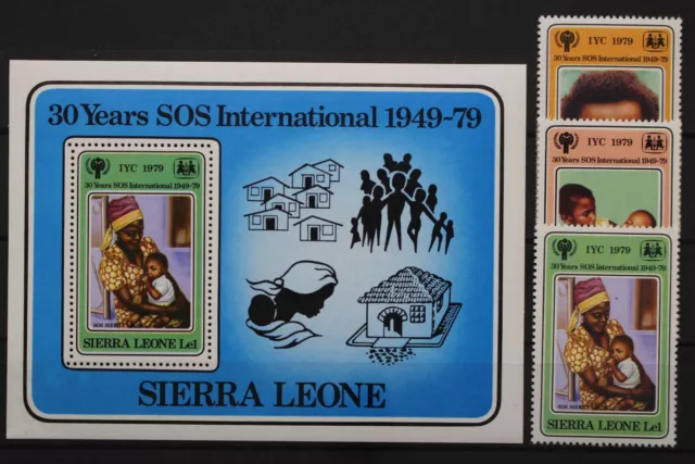 Sierra Leone, numero di Michel 578-580, blocco 1, nuovo di zecca - 654634