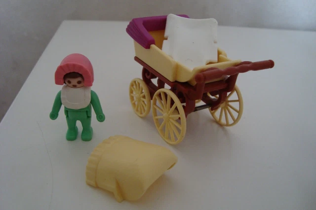 Camion Playmobil Belle Époque - Modèle Original Années 90 - Avec 6 Personnages