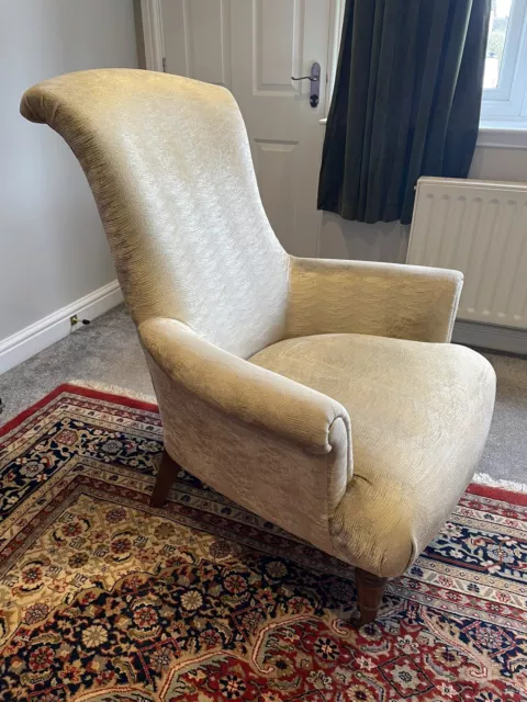 Upholstered Howard Style Deep Seated Armchair