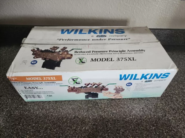 Zurn Wilkins 1-375XL 1-Inch Lead Free Reduced Pressure Backflow Preventer