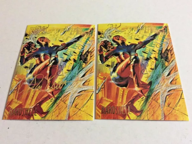 1995 Fleer Ultra Spider-Man Gold Foil Signature & Base Hardshell #26 Cards, Mint