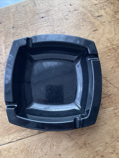 TENNENT`S  Extra Export Lager Ashtray in Black heavy Black Acrylic heatproof