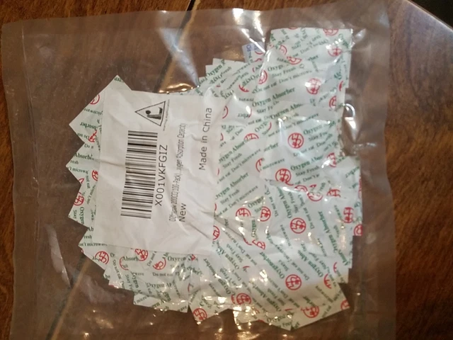 200CC 100-Pack Food Grade Oxygen Absorbers Packets For Food Absorbers In