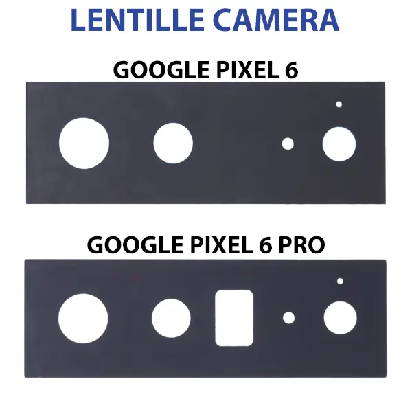 GOOGLE PIXEL 6 /PIXEL 6 PRO lentille de remplacement vitre camera appareil photo