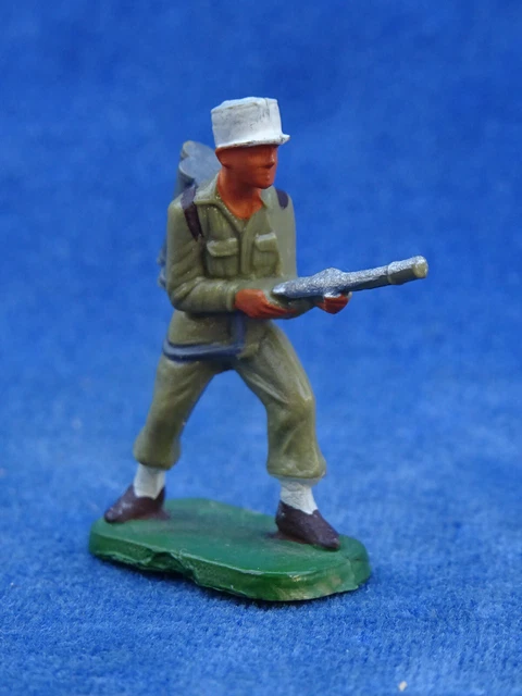 Lot Figurines Starlux Mini 1/72 – Soldats Armée Français (Marine), WW2, Occasion