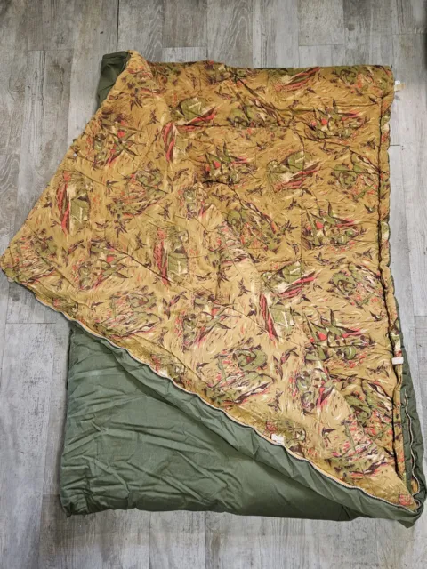 VTG Colman Sleeping Bag Duck Hunting Camp Pattern