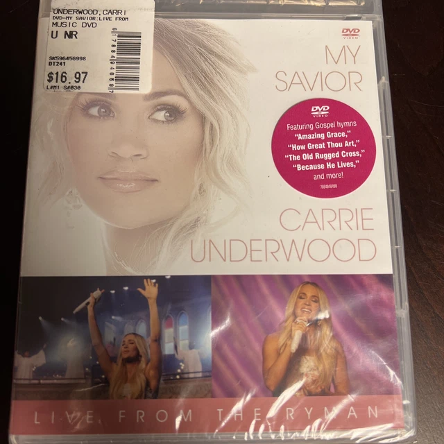 📀 CARRIE UNDERWOOD MY SAVIOR: Live From The Ryman (DVD) NEW