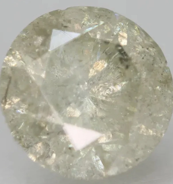Certifié 0,75 carat J SI2 rond brillant amélioré diamant naturel lâche 5,53 mm