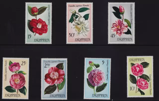 Albania 1972 Camelia flowers set MNH **