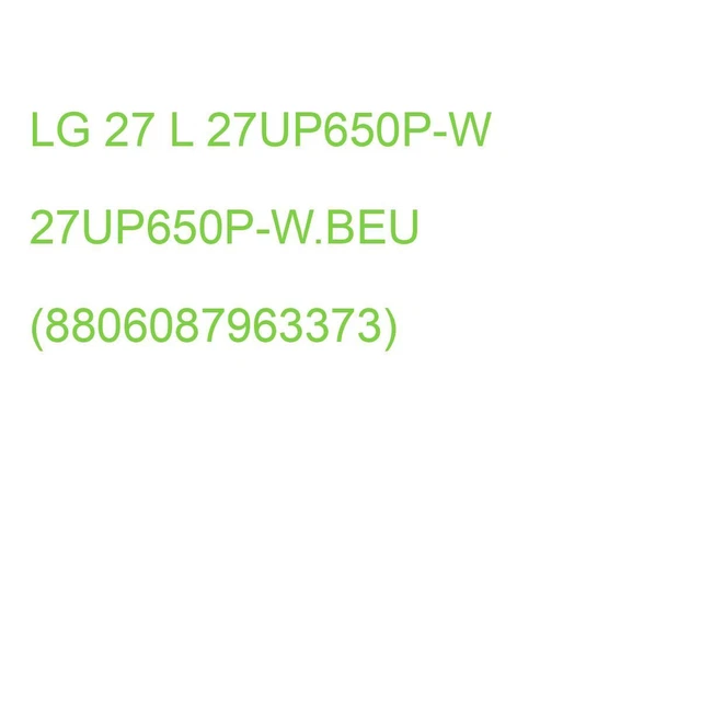 Lg 27 L 27Up650P-W 27Up650P-W.beu (8806087963373)