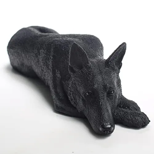 German Shepherd Black Figurine My Dog
