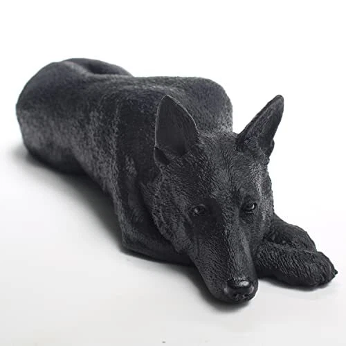 German Shepherd Black Figurine My Dog German Shepherd Black Figurine My Dog