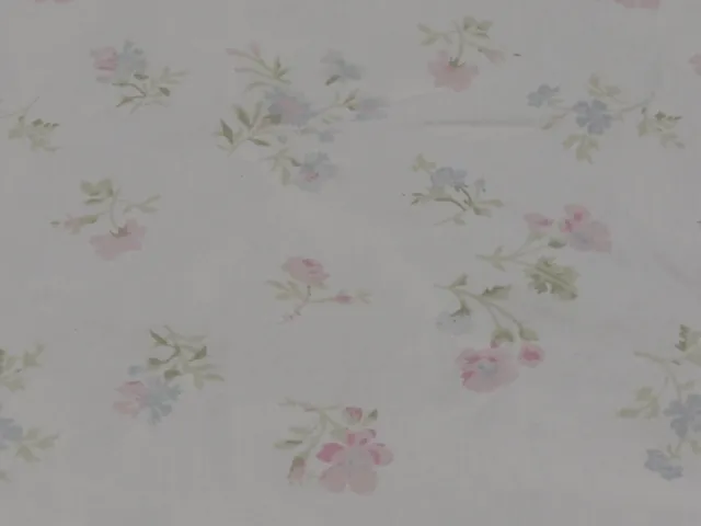 2 Simply Shabby Chic Standard Floral Pillowcases Pink Blue Pastel Cottage