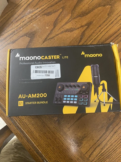 Maonocaster Lite Professional Audio AU-AM200 S1 Starter Bundle New Open Box