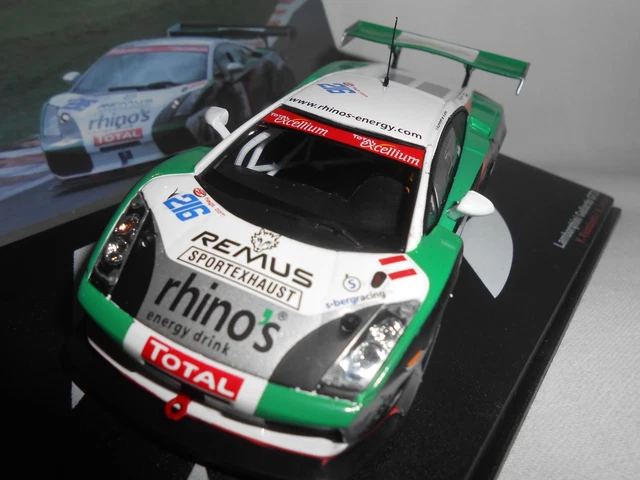 Miniature LAMBORGHINI Gallardo LP600 24h de Nurburgring 2011 des pilotes Stuck/Rostek MINICHAMPS MNC151111134 | Collect World