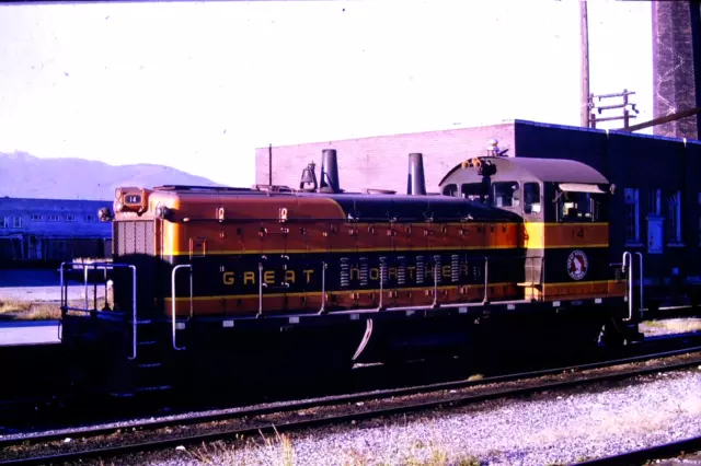 Kodachrome Original Slide Great Northern Diesel Switcher #14 (1964) Item #CC2426