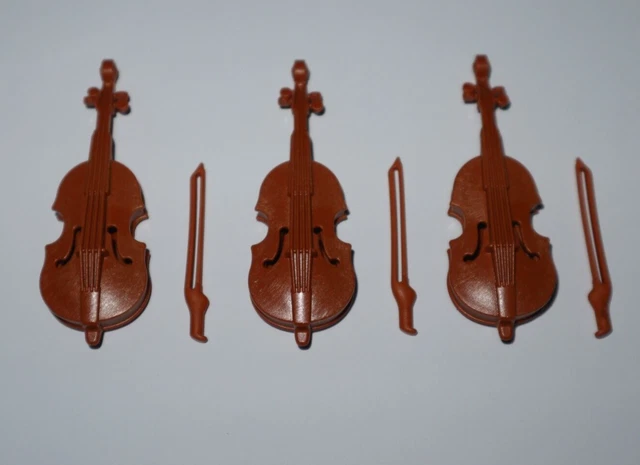 Playmobil Lot De 10 Accessoires Casques (Musique/Chantier) Noir - NEUF