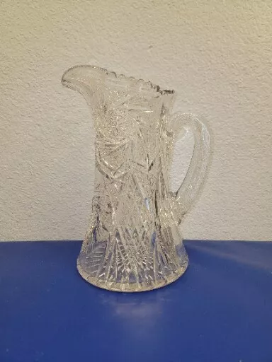 American Brilliant Period (ABP) Cut Glass Pitcher. Fast Shipping!