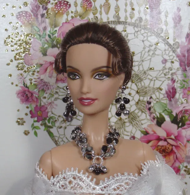 Barbie Fashion Royalty Silkstone Bijoux Jewerly Swarovski Cristal De Boheme