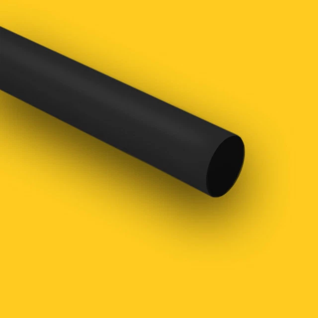 HDPE (High Density Polyethylene) Plastic Rod 6" Dia x 16" Length Bar Black Color