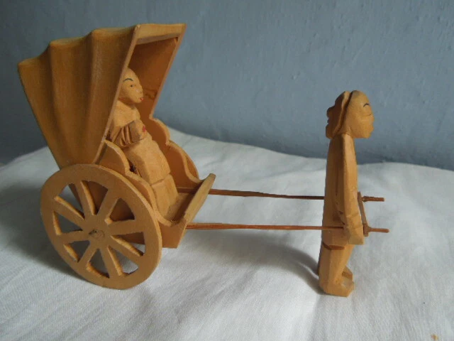 LOT De 38 Figurines Asiatiques Anciennes – Bois Et Métal – Fanfare Chinoise (occasion)