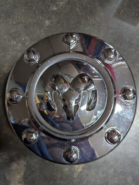 Dodge RAM 3500 DRW 68081010AA OEM Rim Wheel Center Hub Cap 8 Lug Cover FRONT