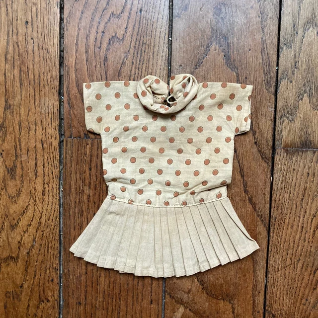 Robe pour poupée ancienne tête porcelaine SFBJ DEP Unis