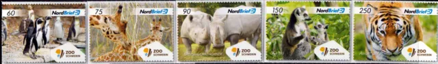 Deutsche Privatpost - Nordbrief Schwerin - Zoo Schwerin 2019, postfrisch